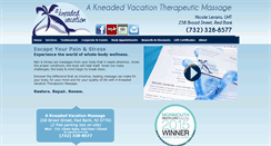 Desktop Screenshot of akneadedvacation.com